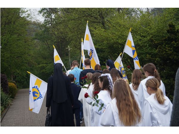 Kommunionkinder aus dem Bistum Fulda